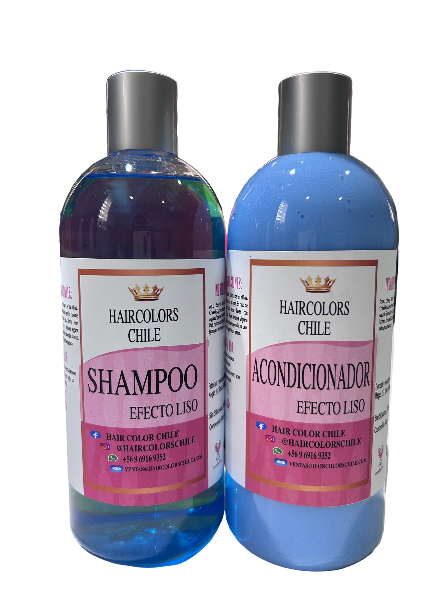 Pack Shampoo y Acondicionador Efecto Liso.