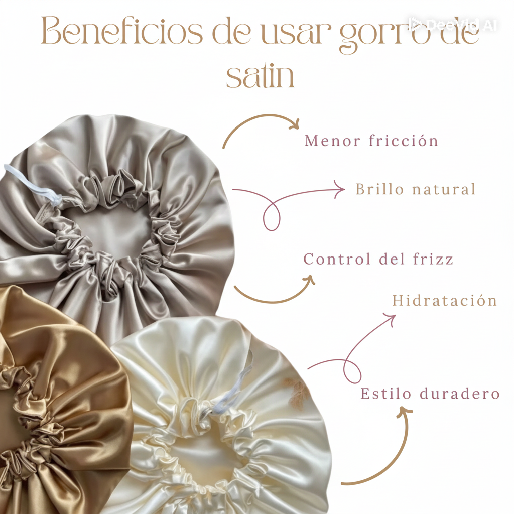 GORRA DE SATIN REVERSIBLE