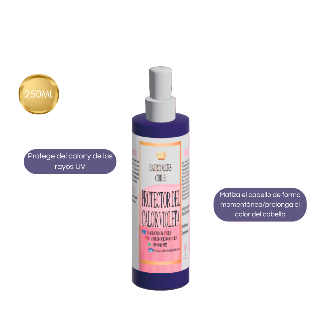 Protector del calor violeta 250ml