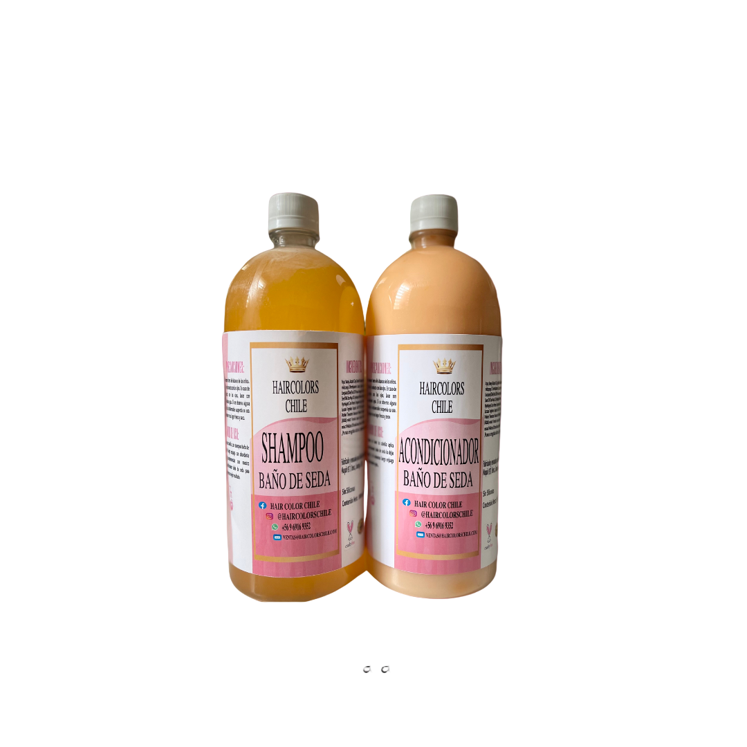 Shampoo y Acondicionador Baño de Seda