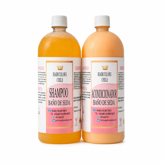 PACK SHAMPOO & ACONDIONADOR BAÑO DE SEDA 1000ML