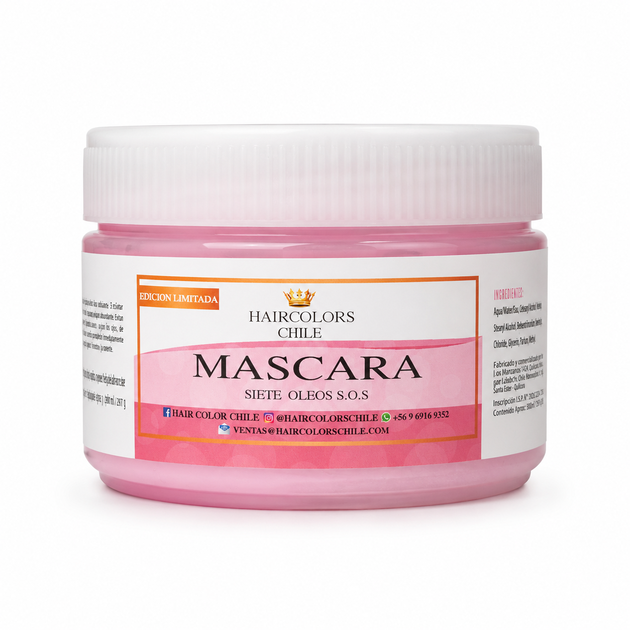 MASCARA SIETE ÓLEO S.O.S  300ML