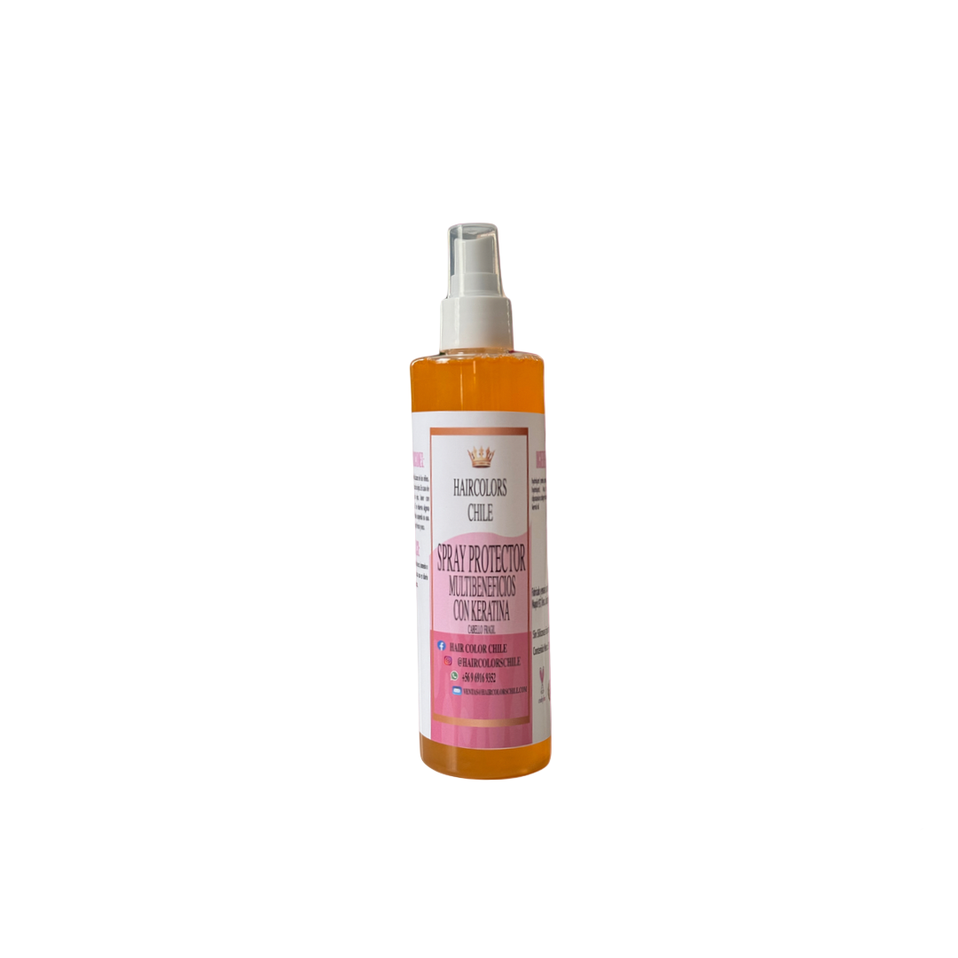 Spray protector multibeneficios con keratina 250ml.
