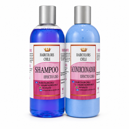 PACK EFECTO LISO SHAMPOO 500ML & ACONDIONADOR 500ML