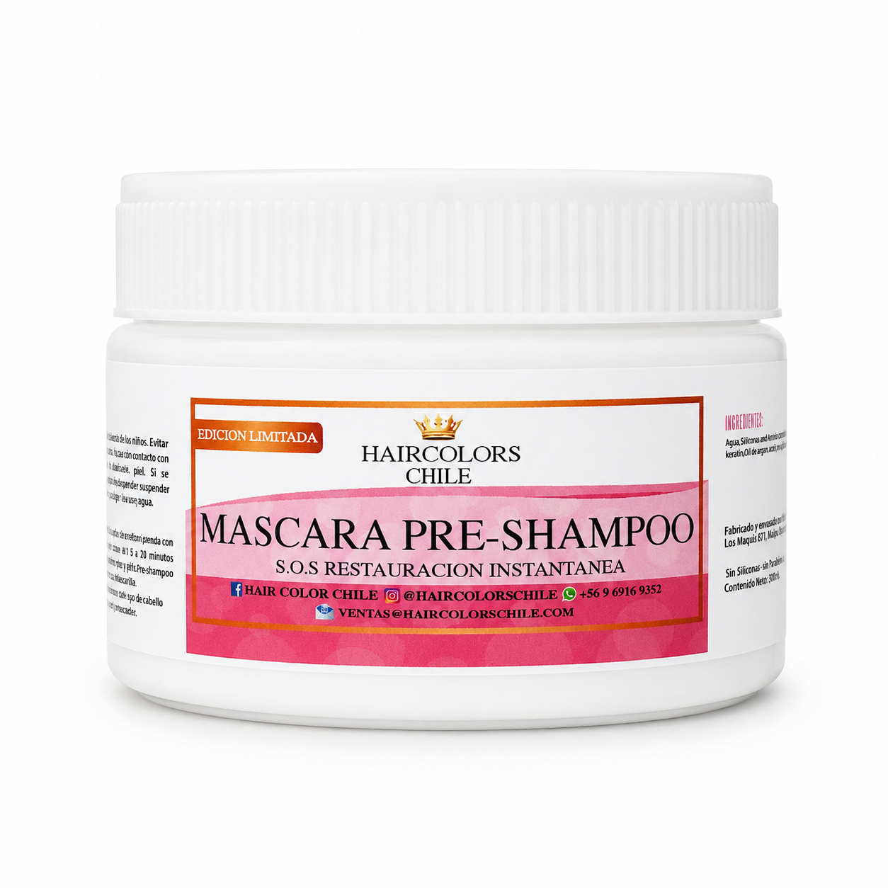 MASCARA PRE-SHAMPOO 300ML