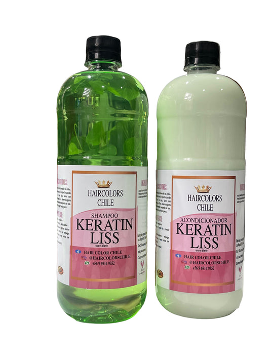 KERATIN LISS REVITALIZA LA HEBRA CAPILAR Y LAS PUNTAS  1000ML