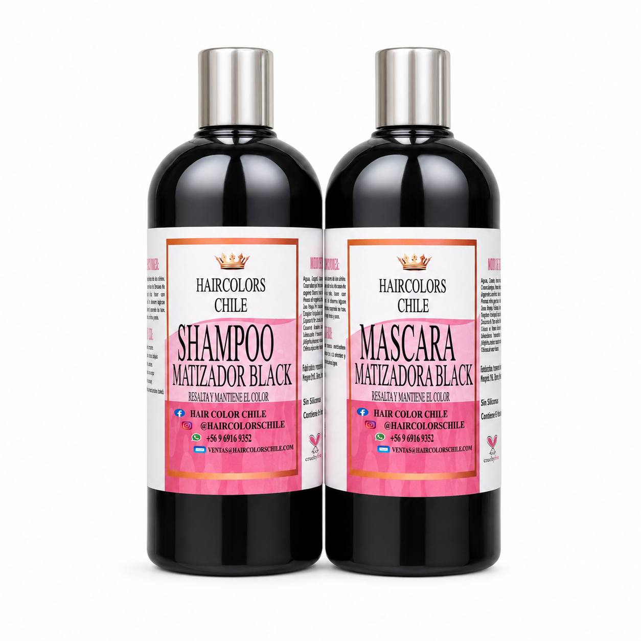 PACK SHAMPOO Y MASCARA BLACK 500ML