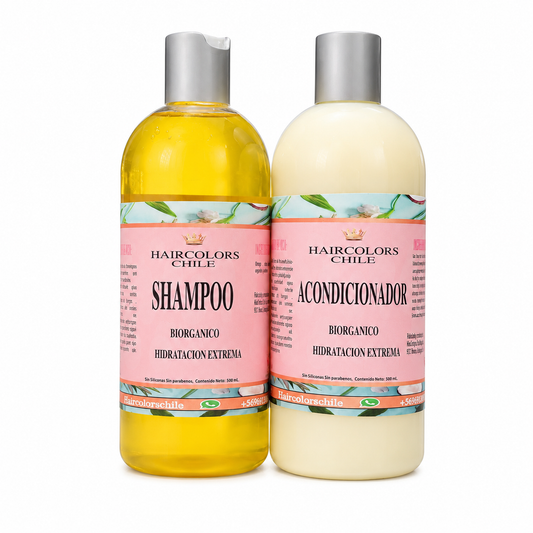 PACK SHAMPOO & ACONDICIONADOR BIORGANICO 500ML