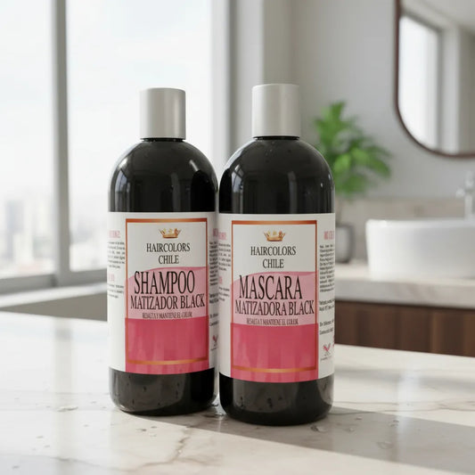 PACK SHAMPOO Y MASCARA BLACK 500ML