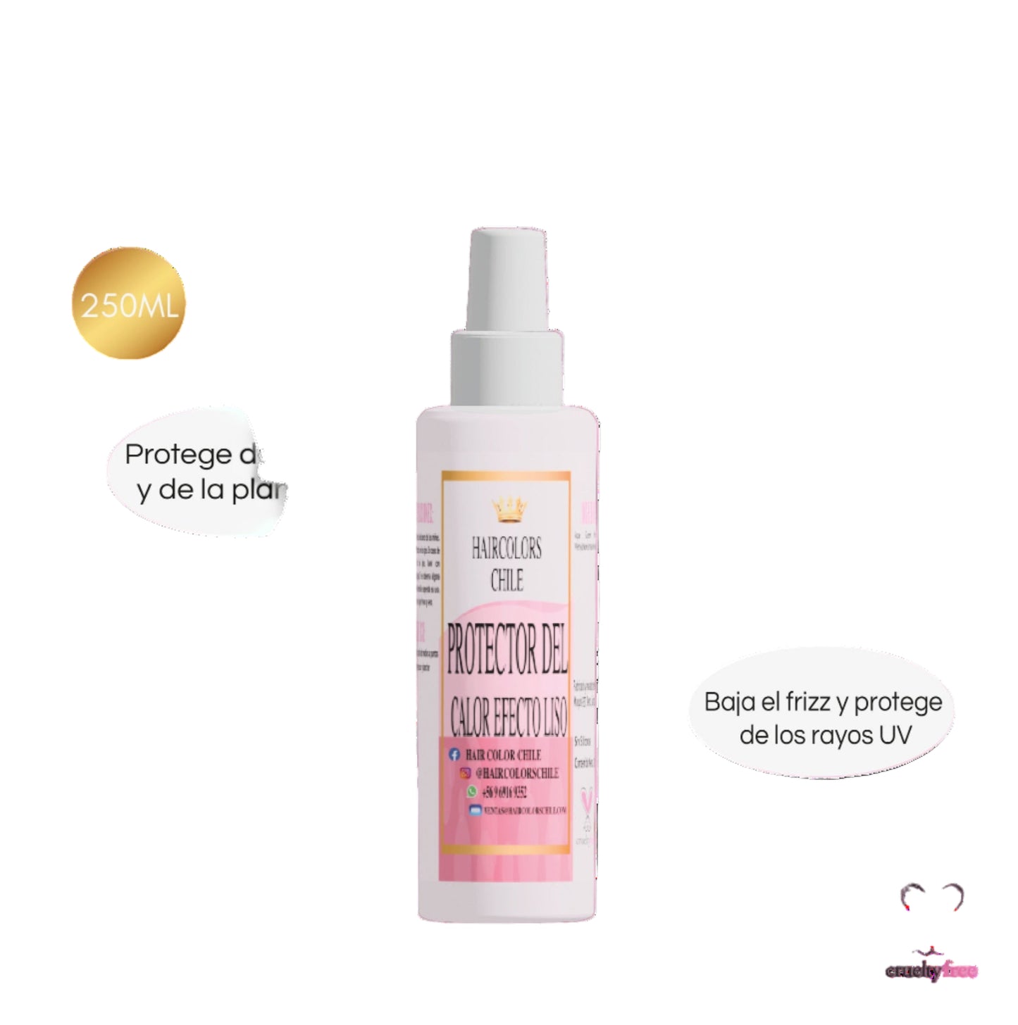 Protector del Calor Efecto Liso