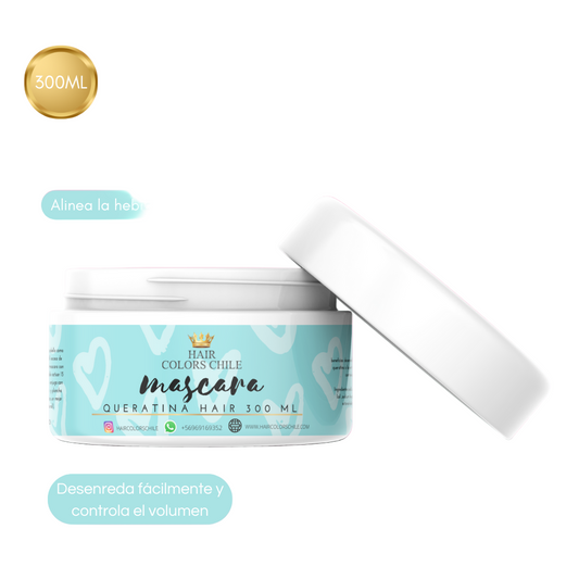 Mascara Queratina Hair 300ml